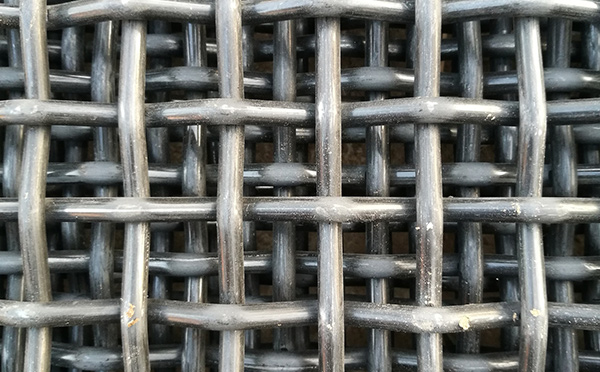 锰钢轧花网