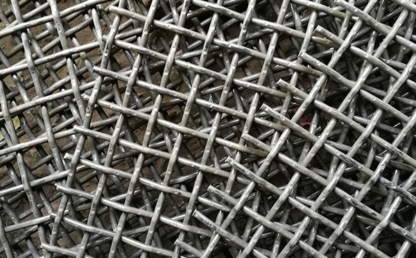 锰钢轧花网
